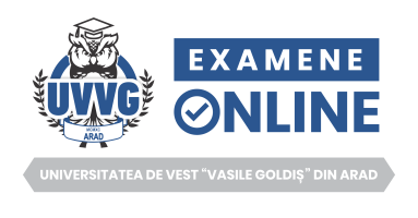 Platforma de examene online UVVG
